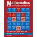 Mathematics for Elementary Teachers: A Contemporary Approach 10e Student Activity Manual - Paperback