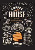 Dotted Bullet Journal: Medium A5 - 5.83X8.27 (Coffee House) - Paperback