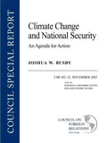 Climate Change and National Security: An Agenda for Action - Paperback