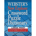 Webster's New Explorer Crossword Puzzle Dictionary, Third Edition, Large Print Edition - Hardcover