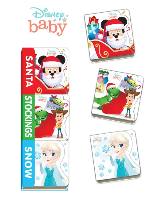Disney Baby: Santa, Stockings, Snow - Board Book