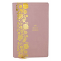 KJV Personal Size Large Print End-Of-Verse Reference Bible, Pink Leathersoft, Red Letter, Comfort Print (Thumb Indexed) - Imitation Leather