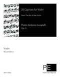 25 Caprices for Violin: from The Art of the Violin - Paperback