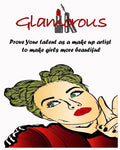 Glamorous girls: Makeup Coloring Book - Paperback