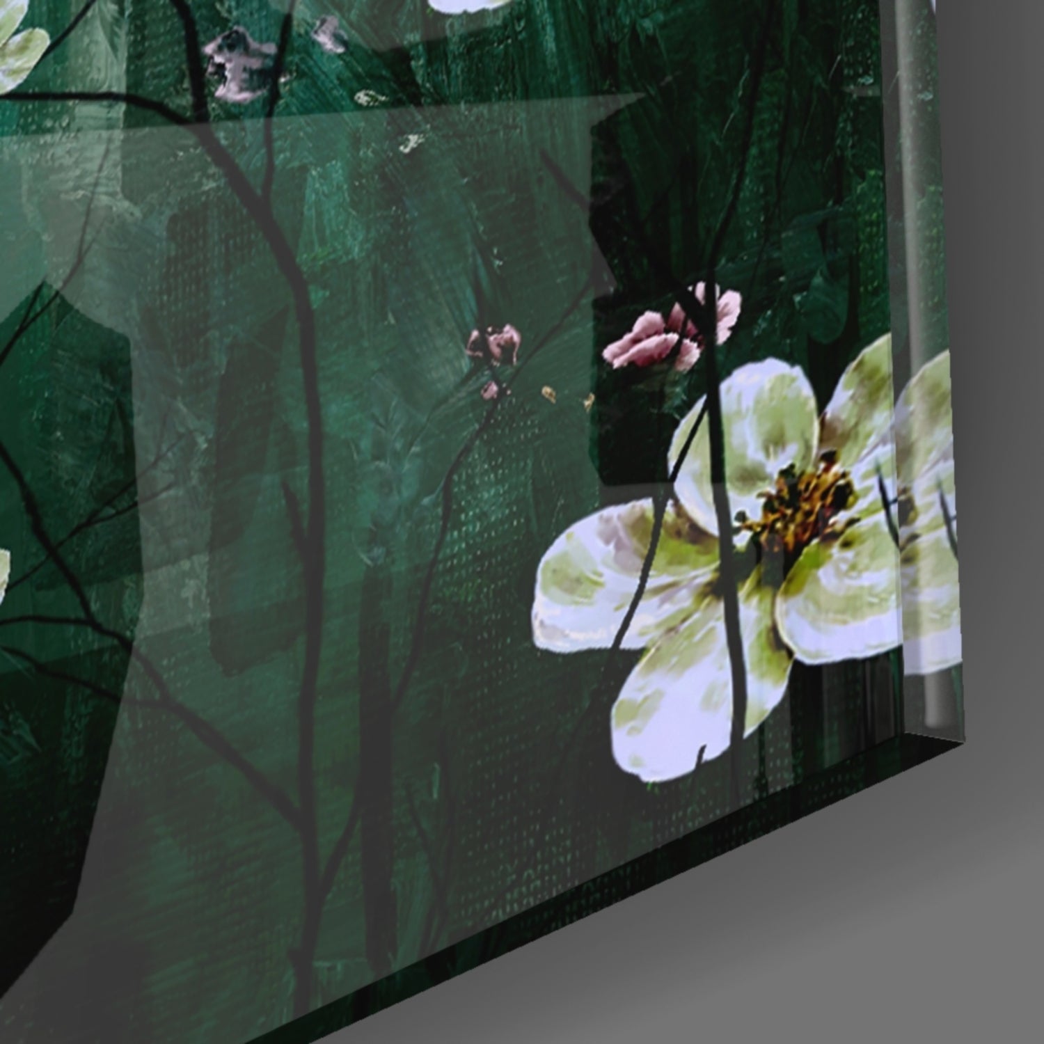 Daisies Glass Wall Art