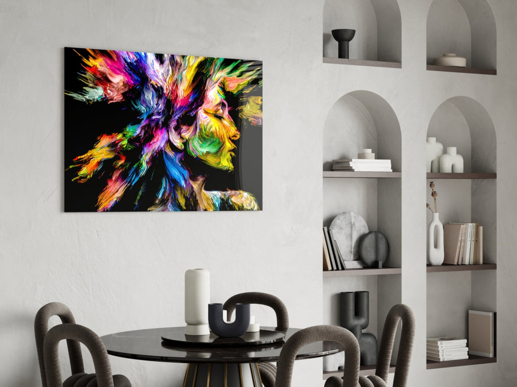 Colorful Thoughts Glass Wall Art
