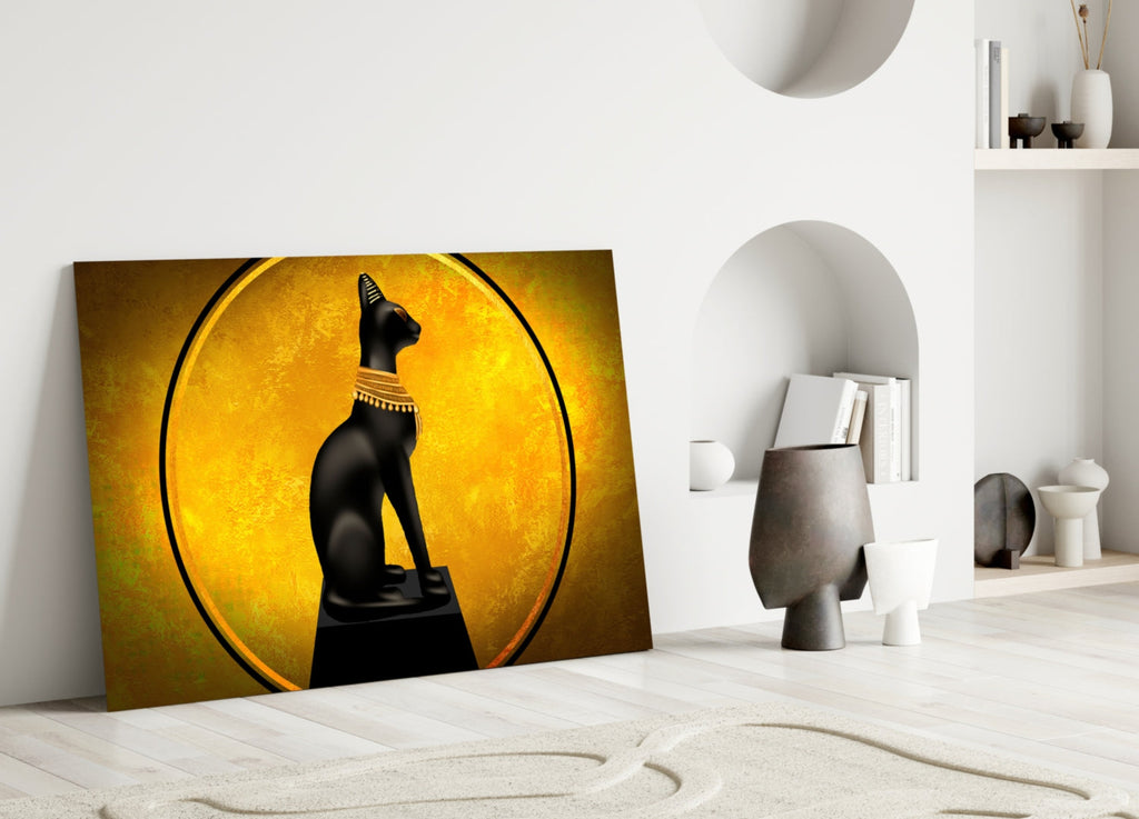 Cat Glass Wall Art