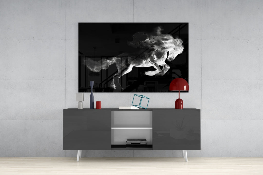 Horse Glass Wall Art