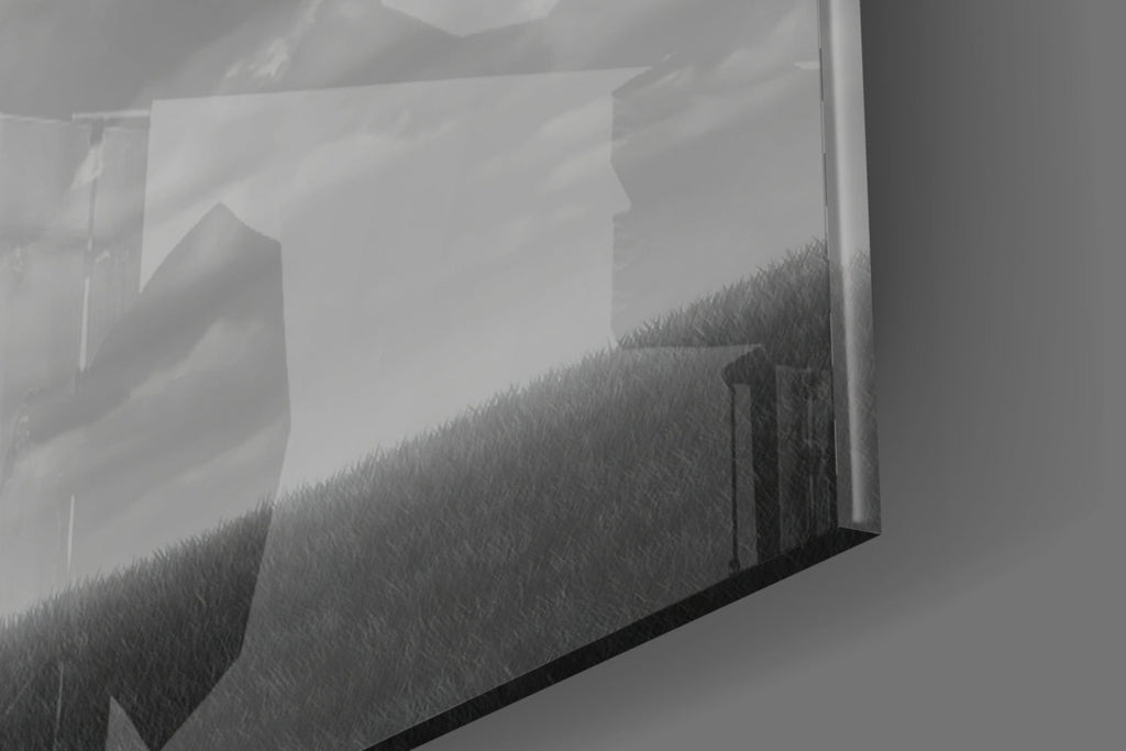 Autumn of Thoughts Glass Wall Art