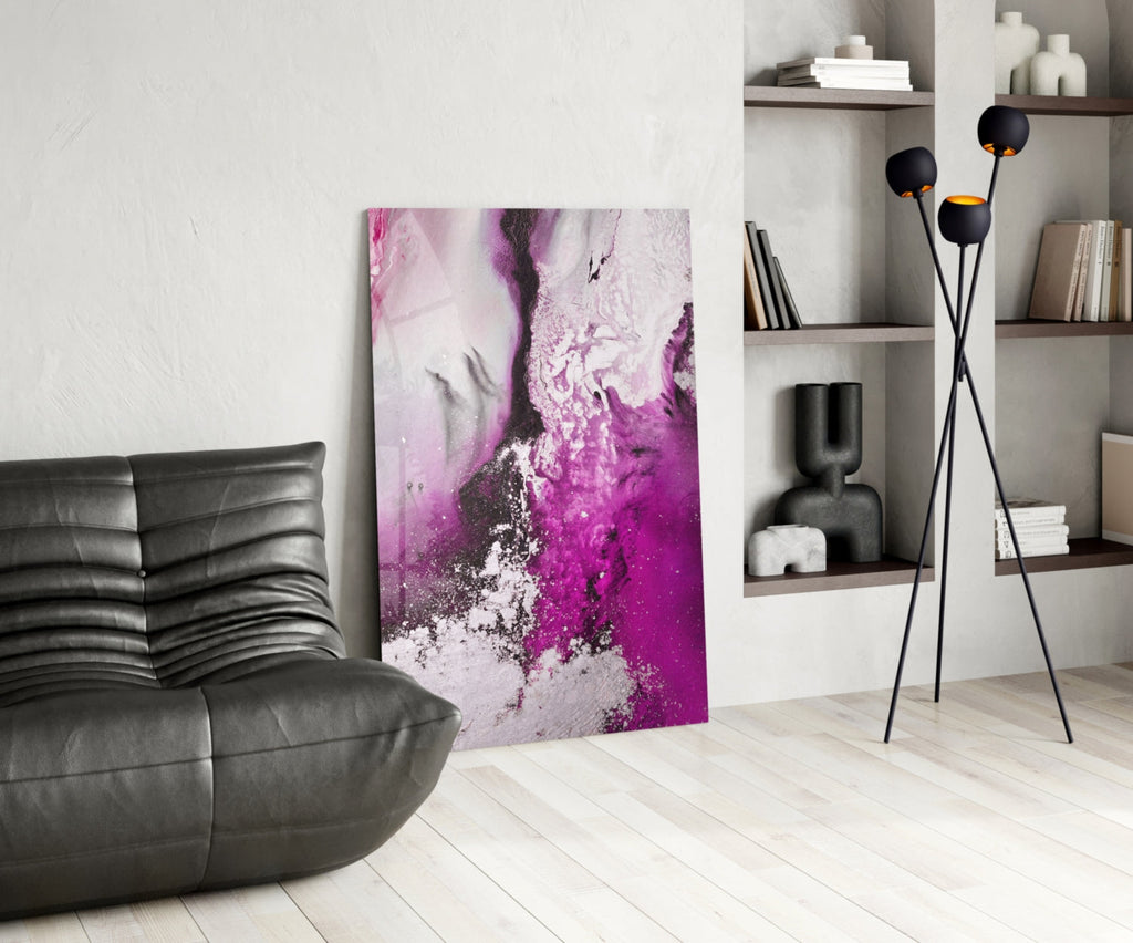 Colors of Abstraction Glass Wall Art
