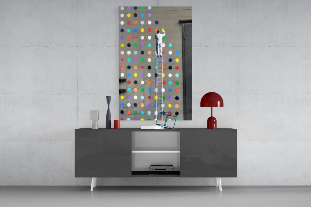 Dots Glass Art
