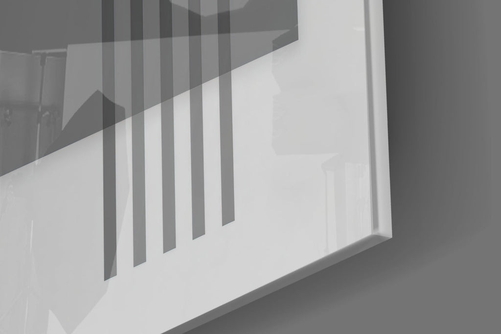 Statue Glass Wall Art