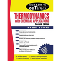 Schaum's Outline of Thermodynamics with Chemical Applications - Paperback