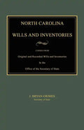 North Carolina Wills and Inventories - Paperback