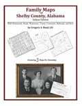 Family Maps of Shelby County, Alabama, Deluxe Edition - Paperback