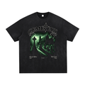 Cemetery Haunts Vintage Washed Hand-Frayed T-Shirt