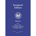 Journal of the Society of the First African Families of English America - Paperback