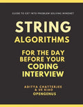 String Algorithms for the day before your Coding Interview - Paperback