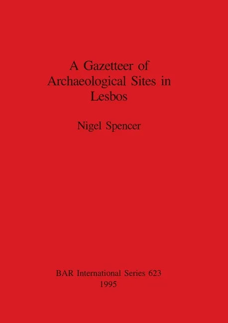 A Gazetteer of Sites in Lesbos - Paperback