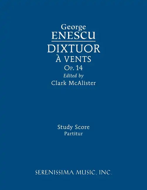 Dixtuor, Op.14: Study score - Paperback