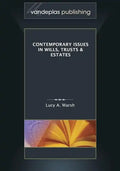 Contemporary Issues in Wills, Trusts & Estates - Paperback