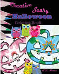 Creative Scary Halloween Coloring Book - Paperback