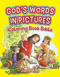 God's Words In Pictures: Coloring Book Bible - Paperback