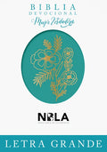 Biblia Devocional Mujer Verdadera Letra Grande Nbla: Duotono Aqua - Leather