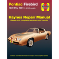 Pontiac Firebird, Trans Am, Formula & Esprit 1970-81 - Paperback