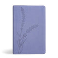 KJV Personal Size Giant Print Bible, Lavender Leathertouch, Indexed - Imitation Leather