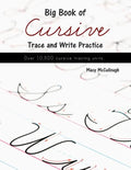Big Book of Cursive Trace and Write Practice - Paperback