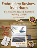 Embroidery Business from Home: Business Model and Digitizing Training Course - Paperback