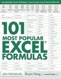 101 Most Popular Excel Formulas - Paperback