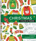 Color & Frame - Christmas (Coloring Book) - Spiral