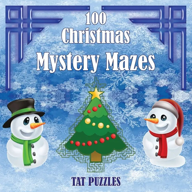 100 Christmas Mystery Mazes - Paperback