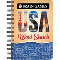 Brain Games - To Go - USA Word Search - Spiral