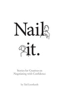 Nail it.: Stories for Designers on Negotiating with Confidence - Paperback
