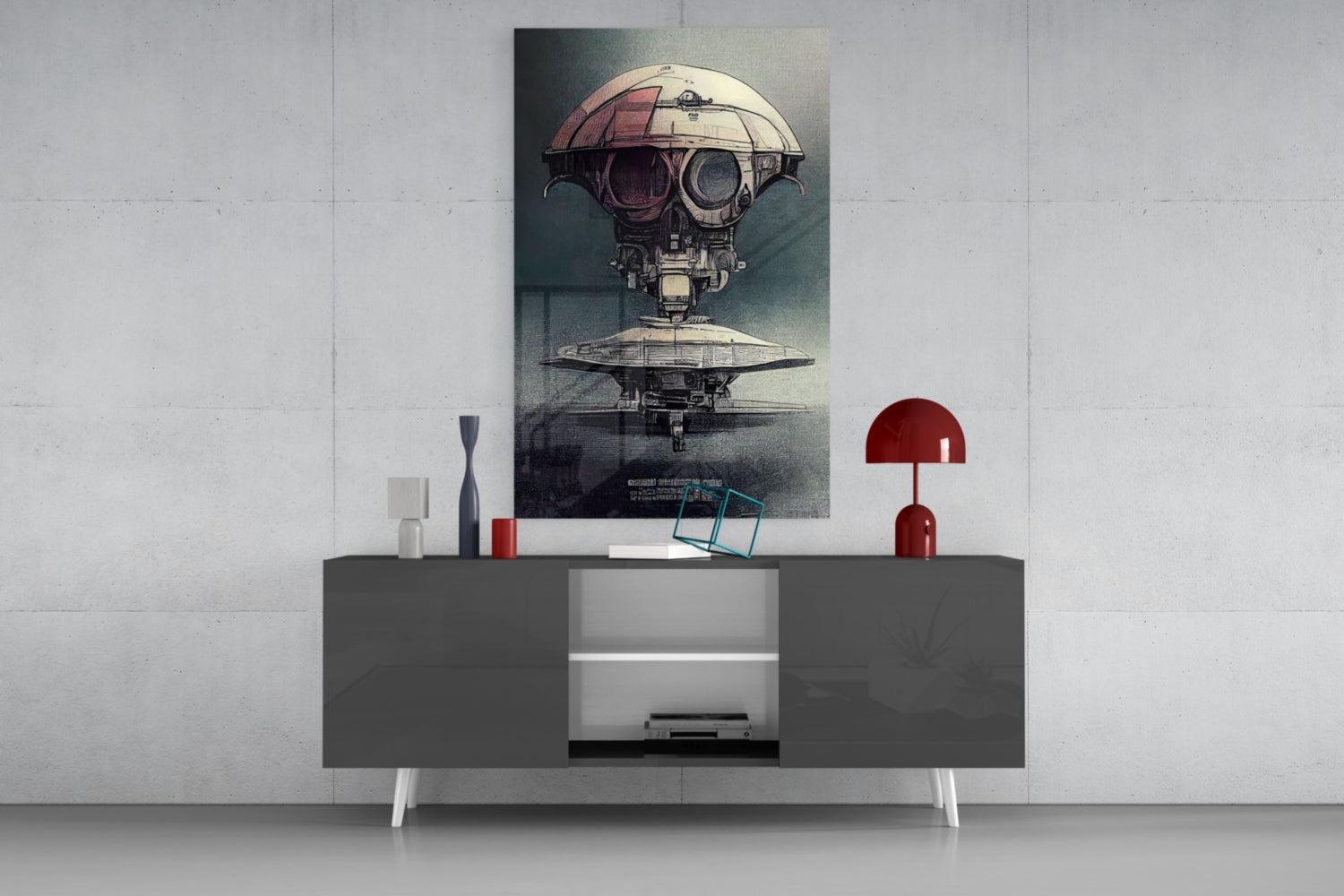 The Arrival Glass Wall Art || Designer Collection