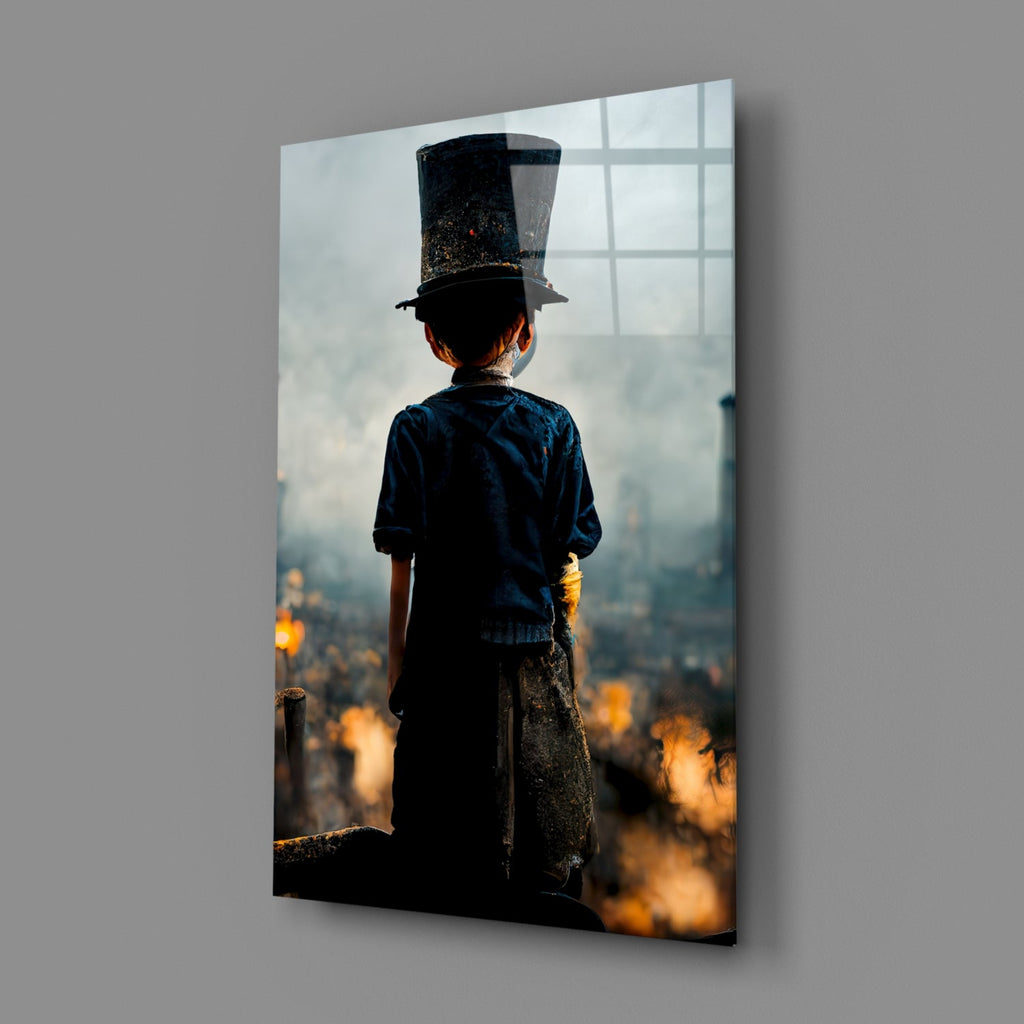 Burning the Past Glass Art  || Designer Collection