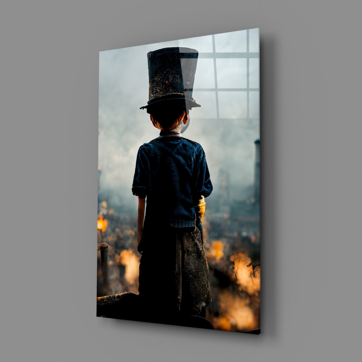 Burning the Past Glass Art  || Designer Collection