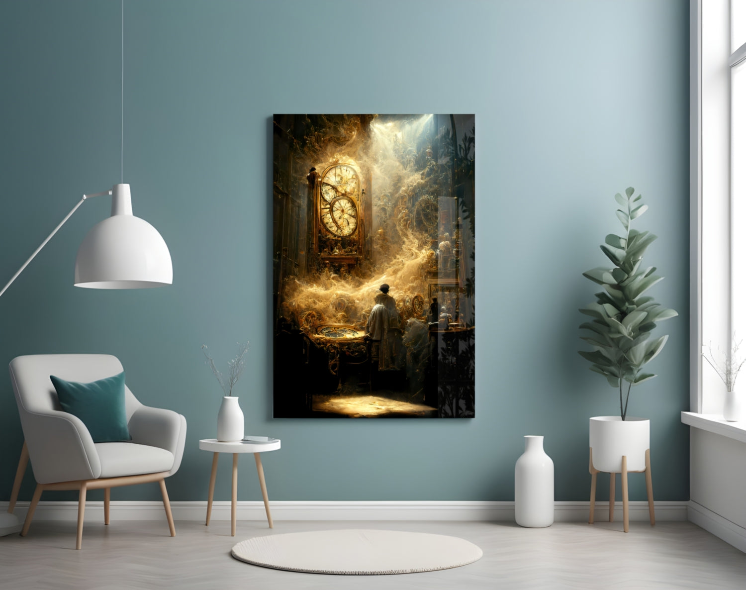 Time Flow Glass Art  || Designer Collection