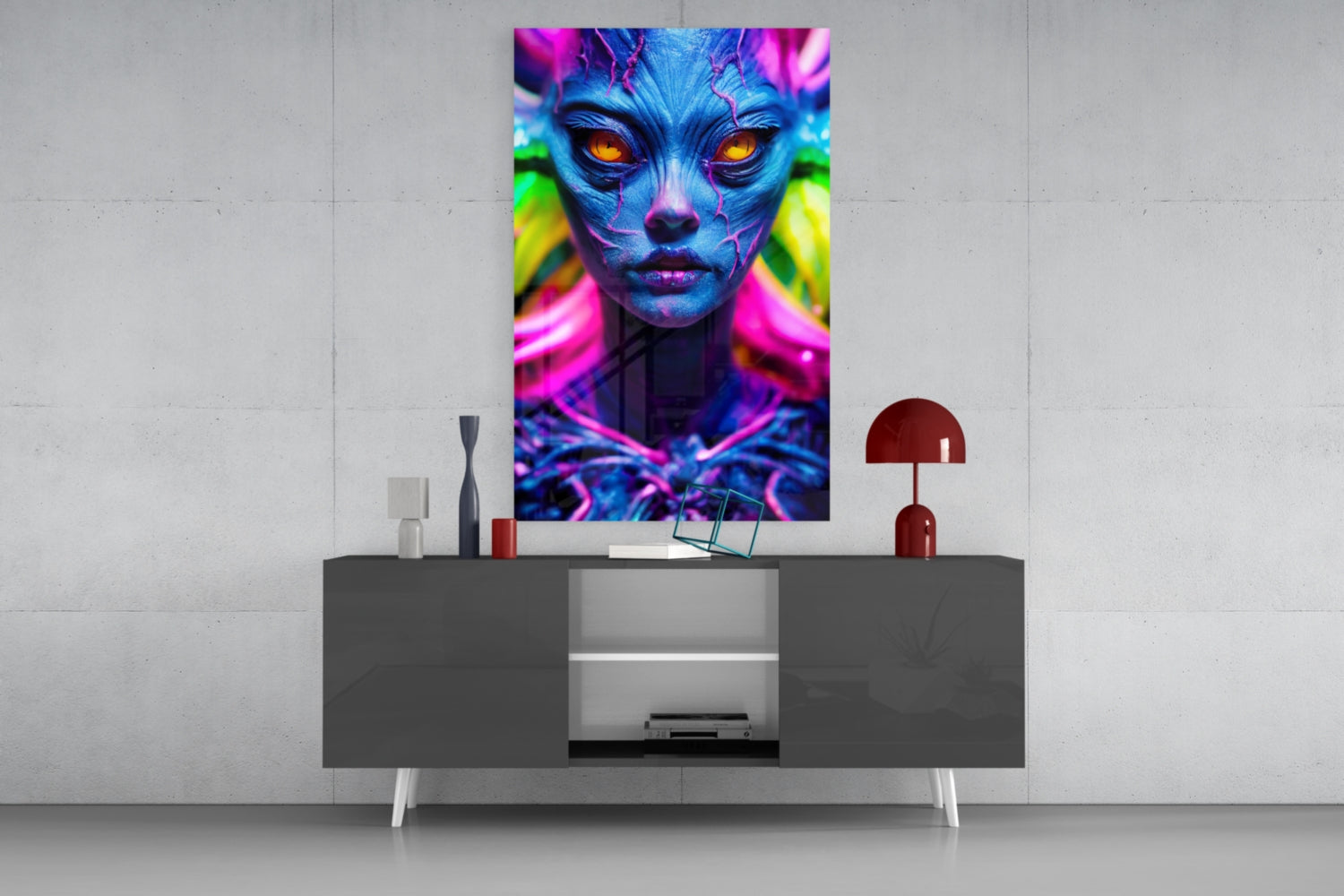 The Native Glass Wall Art || Designer Collection