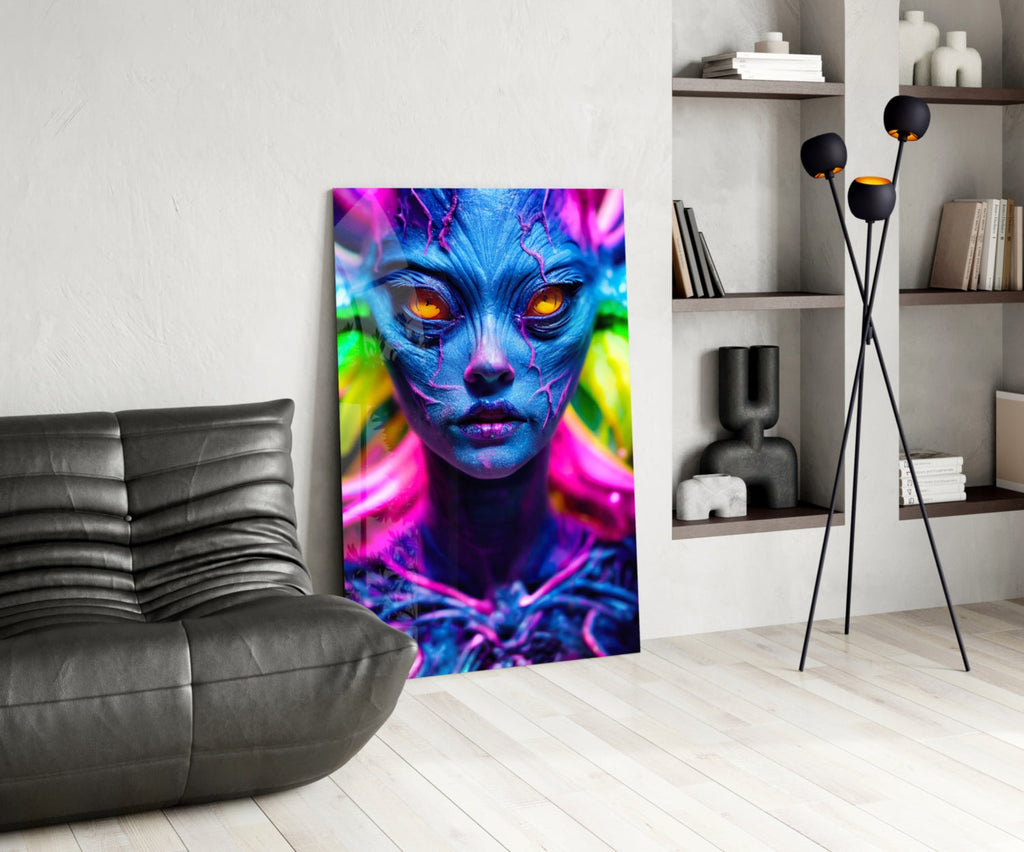 The Native Glass Wall Art || Designer Collection