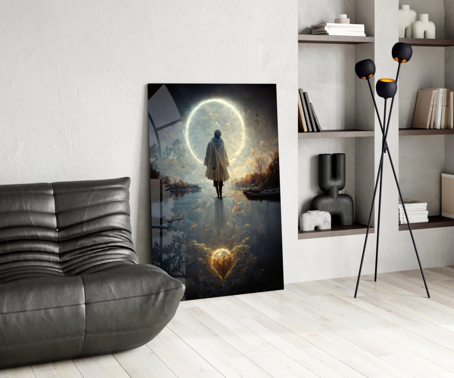 Tranquility Glass Wall Art || Designer Collection