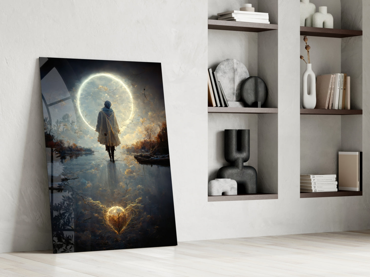 Tranquility Glass Wall Art || Designer Collection