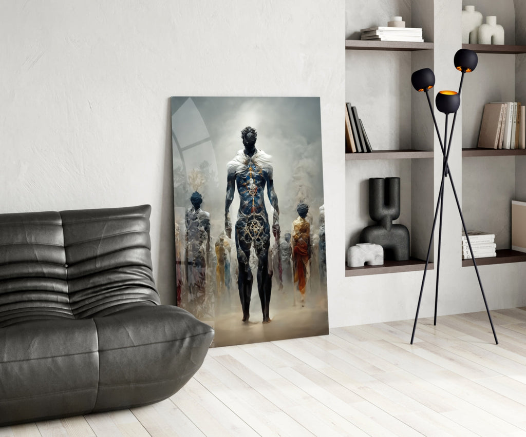 Fighters of the New Age Glass Art  || Designer Collection