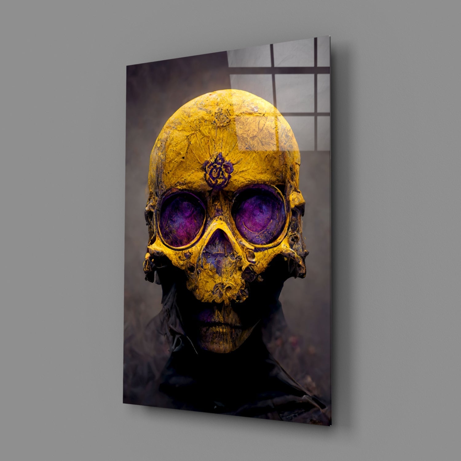 Skull Glass Art  || Designers Collection