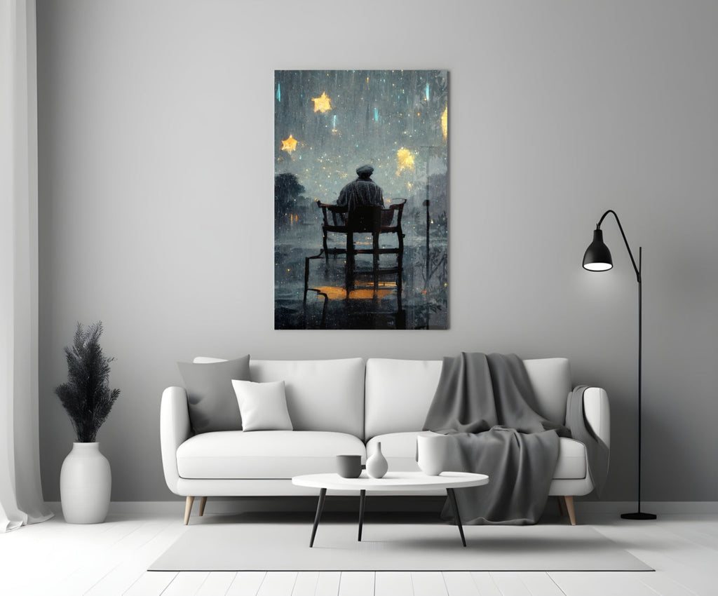 Star Rain Glass Art  || Designer Collection