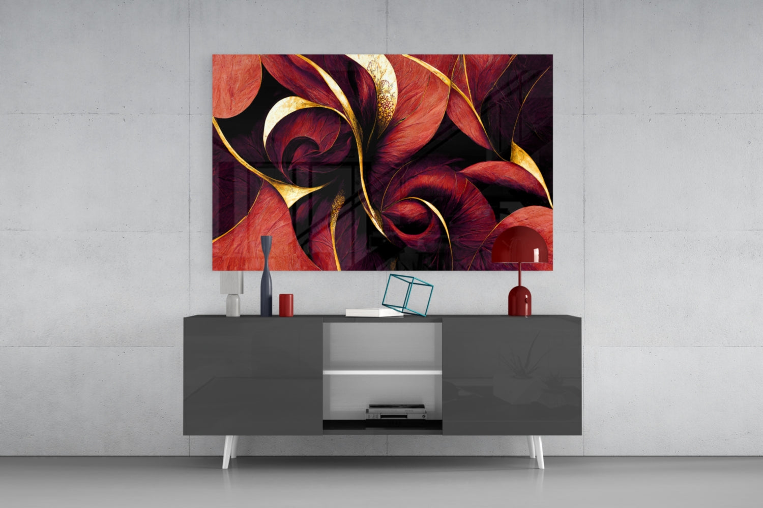 Curves Glass Art  || Designers Collection