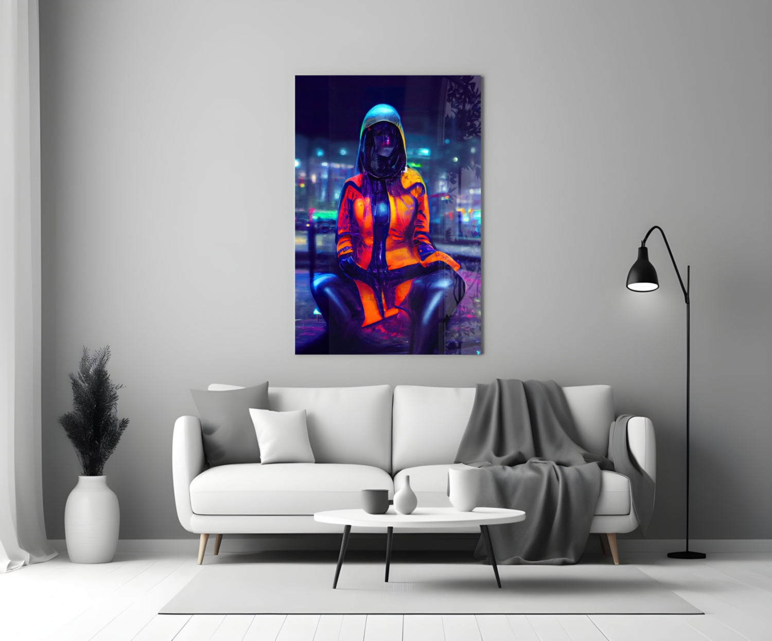 The Wait Glass Wall Art || Designer Collection